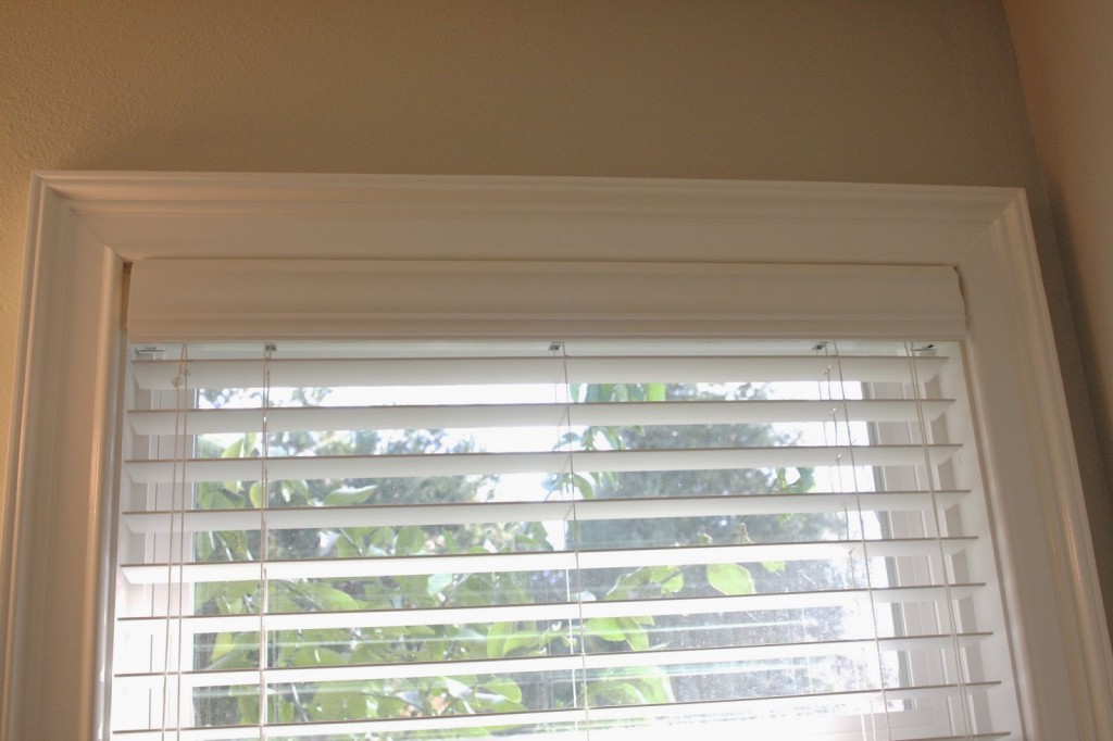 DIY Simple Blind Valance Repair simply organized