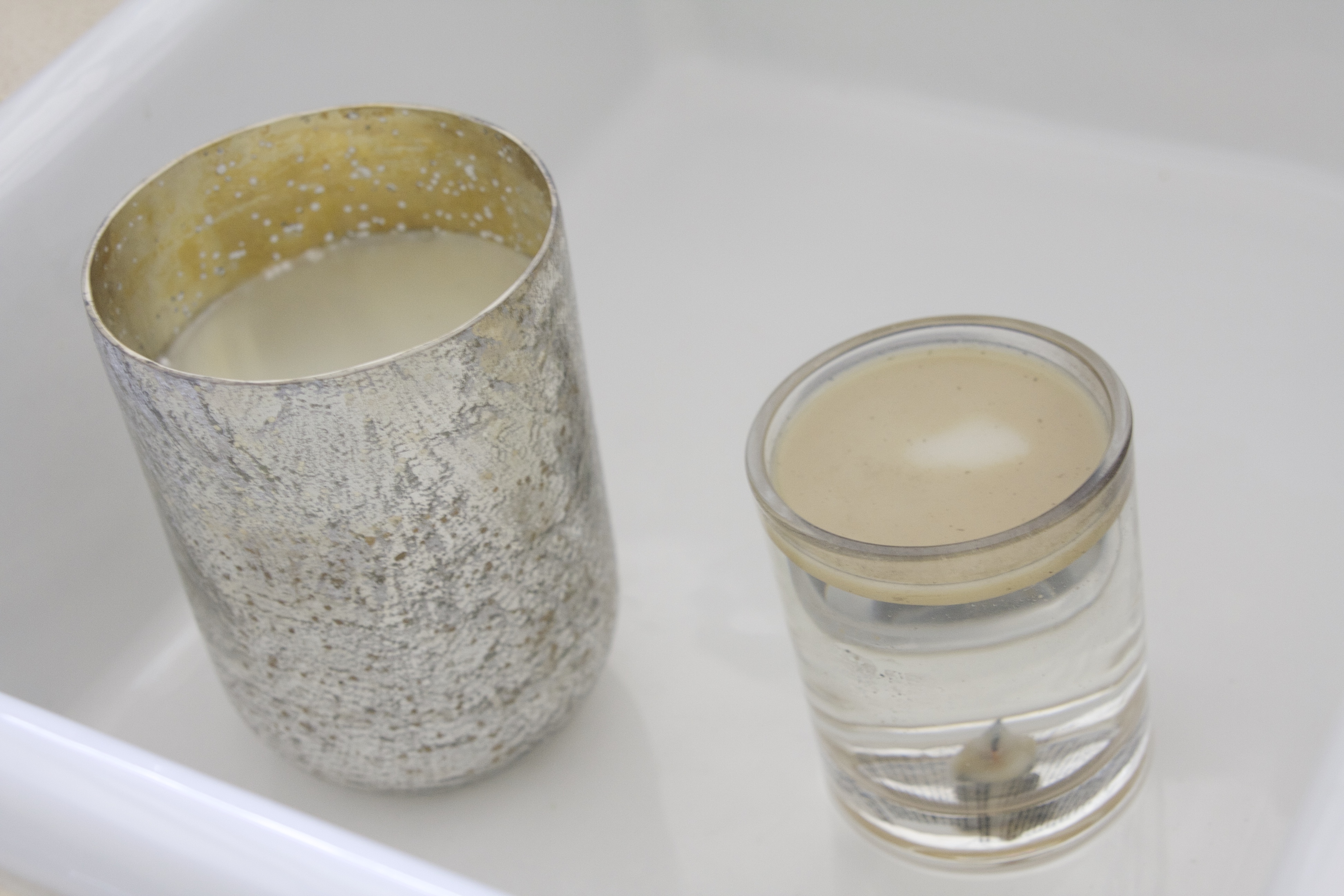 Simple DIY Remove Wax From a Candle Holder simply organized