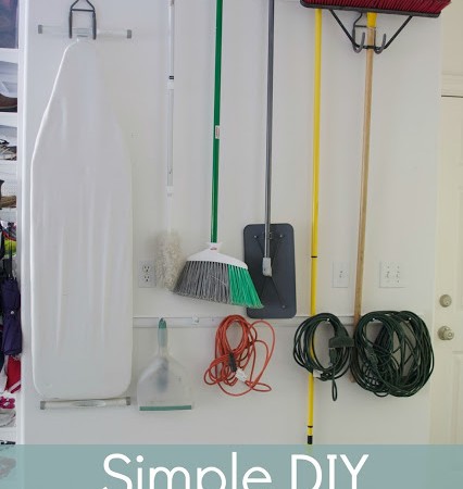 Simple DIY: Garage Utility Wall - simply organized
