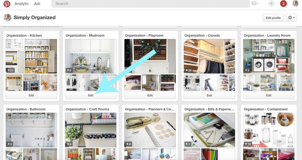 How To Re-Organize Your Pinterest Boards
